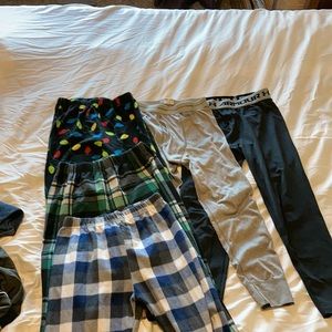 Pj’s and fitted pants